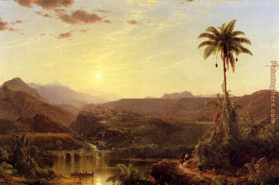 Frederic Edwin Church The Cordilleras Sunrise